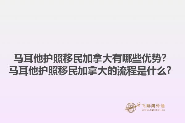 马耳他护照移民加拿大有哪些优势？马耳他护照移民加拿大的流程是什么？1.jpg