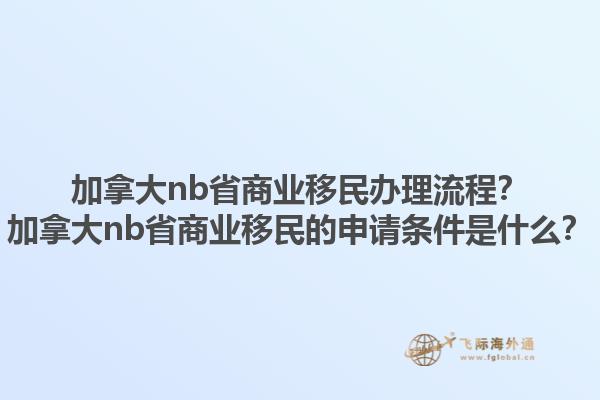 加拿大nb省商业移民办理流程？加拿大nb省商业移民的申请条件是什么？1.jpg