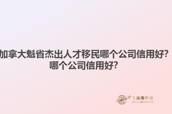 加拿大魁省杰出人才移民哪个公司信用好？哪个公司信用好？1.jpg