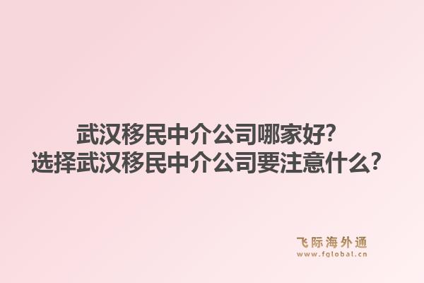 武汉移民中介公司哪家好?选择武汉移民中介公司要注意什么?1.jpg