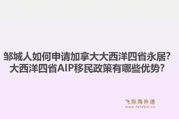 邹城人如何申请加拿大大西洋四省永居？大西洋四省AIP移民政策有哪些优势？1.jpg