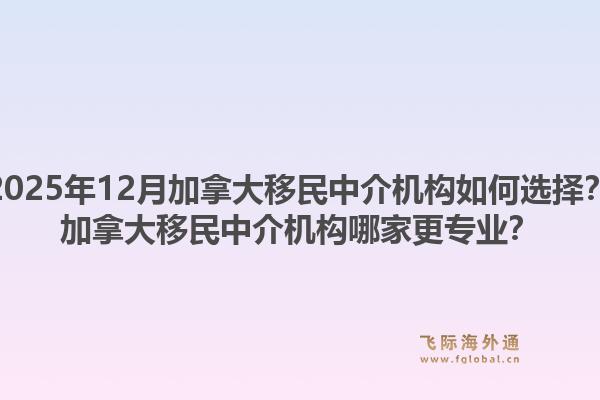 2025年12月加拿大移民中介机构如何选择?加拿大移民中介机构哪家更专业?1.jpg