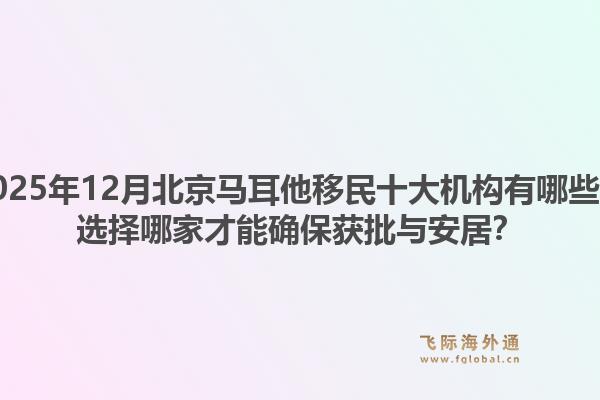 2025年12月北京马耳他移民十大机构有哪些？选择哪家才能确保获批与安居？1.jpg