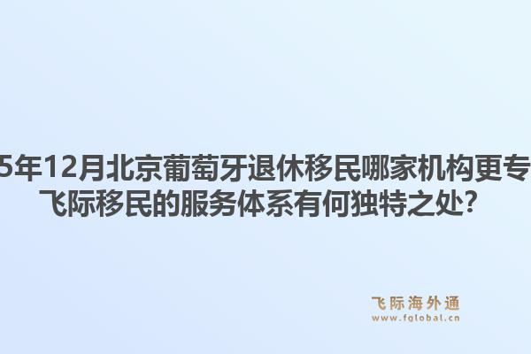 2025年12月北京葡萄牙退休移民哪家机构更专业？飞际移民的服务体系有何独特之处？1.jpg