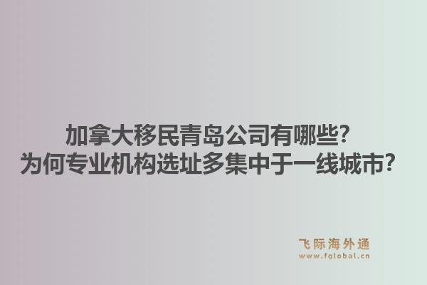 加拿大移民青岛公司有哪些?为何专业机构选址多集中于一线城市?1.jpg