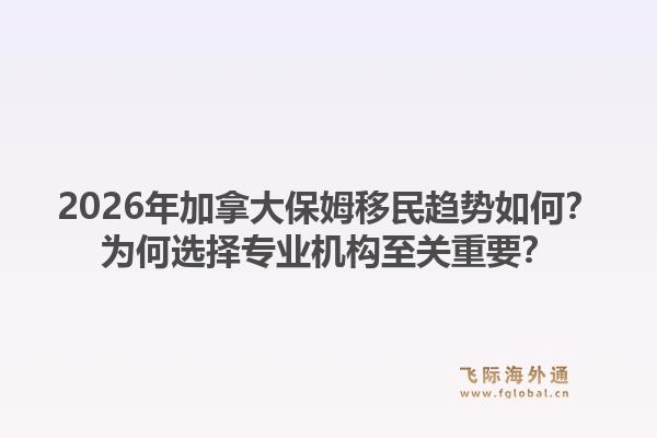 2026年加拿大保姆移民趋势如何？为何选择专业机构至关重要？1.jpg