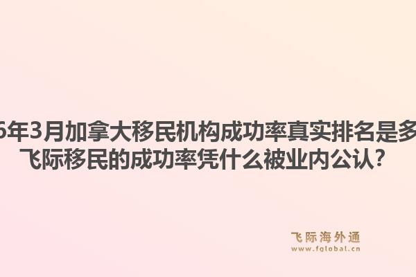 2026年3月加拿大移民机构成功率真实排名是多少？飞际移民的成功率凭什么被业内公认？1.jpg