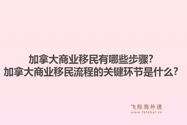 加拿大商业移民有哪些步骤？加拿大商业移民流程的关键环节是什么？1.jpg