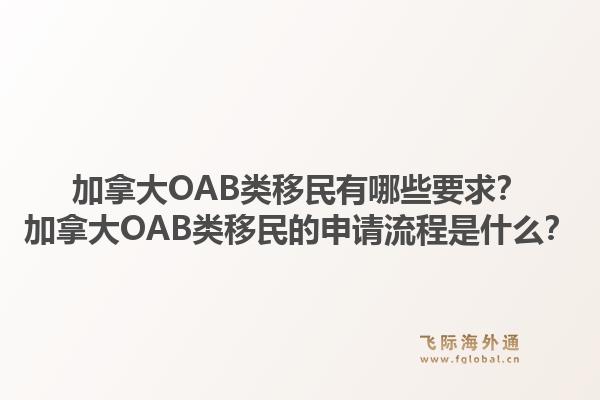 加拿大OAB类移民有哪些要求？加拿大OAB类移民的申请流程是什么？1.jpg